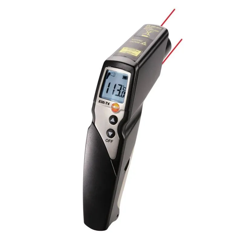 Картинки и фото Testo 830-T4 пирометр с 2-х точечным лазерным целеуказателем (оптика 30:1)