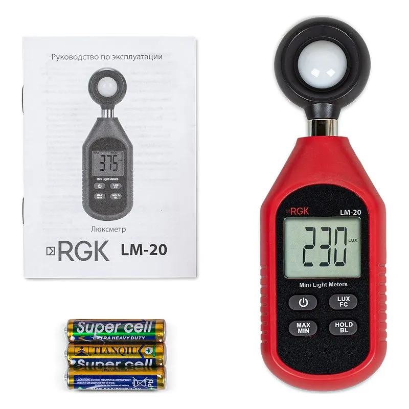 Картинки и фото RGK LM-20 люксметр