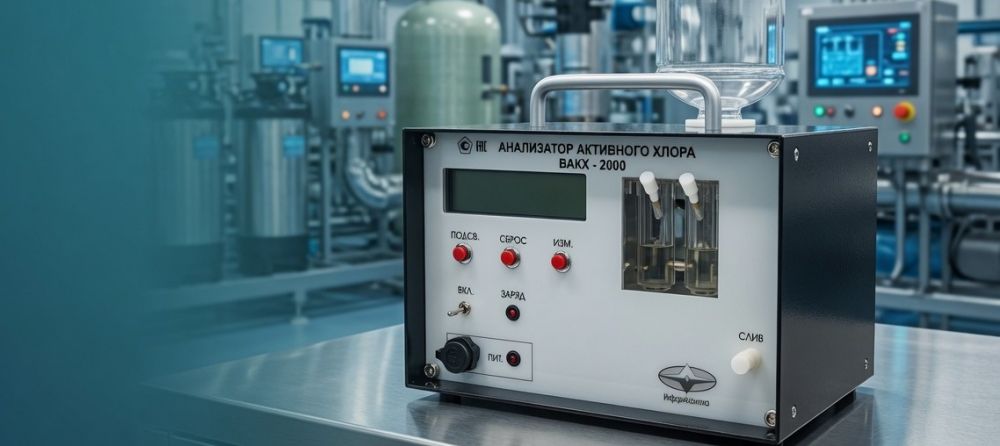 Стационарные анализаторы хлора для промышленных предприятий и очистных сооружений фотографии (фото)