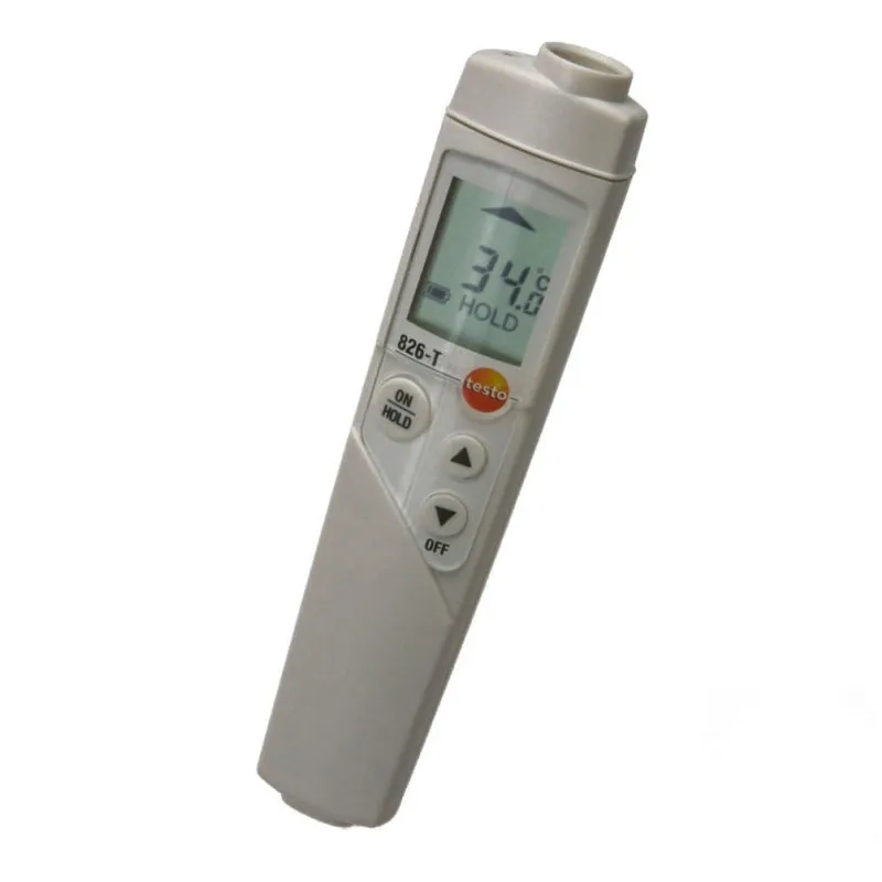 Картинки и фото Testo 826-T2 инфракрасный термометр для пищевого сектора с лазерным целеуказателем (оптика 6:1)