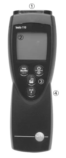 Внешний вид Testo 110