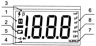 Дисплей UNI-T UT601