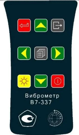 Функции клавиш В7-337