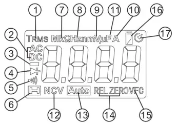 Дисплей UNI-T UT211B