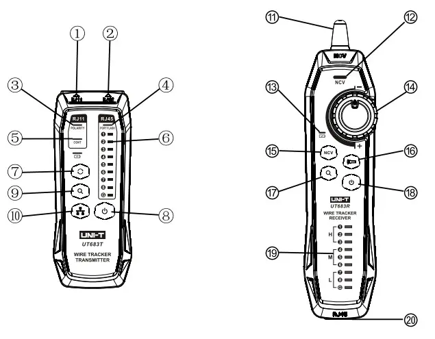 Внешний вид UNI-T UT683KIT